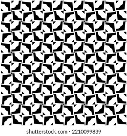 Diseño de un patrón geométrico monocromo sin fisuras. Antecedentes abstractos. Arte vectorial.Perfecto para el fondo del sitio, papel envolvente, papel tapiz, textil y diseño de superficie. 