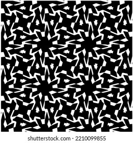 Entwurf nahtloser monochromer geometrischer Muster. Abstrakter Hintergrund. Vector art.Perfekt für Website-Hintergrund, Wickelpapier, Tapete, Textil und Oberflächendesign. 