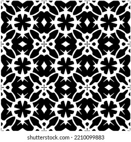 Entwurf nahtloser monochromer geometrischer Muster. Abstrakter Hintergrund. Vector art.Perfekt für Website-Hintergrund, Wickelpapier, Tapete, Textil und Oberflächendesign. 