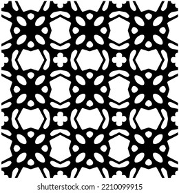 Diseño de un patrón geométrico monocromo sin fisuras. Antecedentes abstractos. Arte vectorial.Perfecto para el fondo del sitio, papel envolvente, papel tapiz, textil y diseño de superficie. 