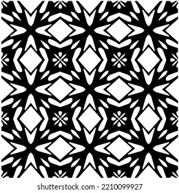 Design seamless monochrome geometric pattern. Abstract background. Vector art.Perfect for site backdrop, wrapping paper, wallpaper, textile and surface design. 