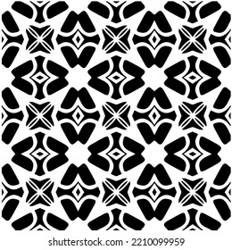 Design seamless monochrome geometric pattern. Abstract background. Vector art.Perfect for site backdrop, wrapping paper, wallpaper, textile and surface design. 