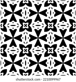 Diseño de un patrón geométrico monocromo sin fisuras. Antecedentes abstractos. Arte vectorial.Perfecto para el fondo del sitio, papel envolvente, papel tapiz, textil y diseño de superficie. 