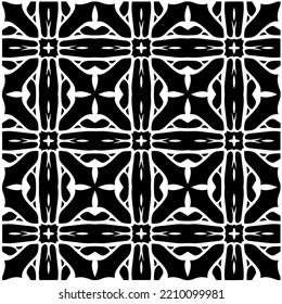 Design seamless monochrome geometric pattern. Abstract background. Vector art.Perfect for site backdrop, wrapping paper, wallpaper, textile and surface design. 