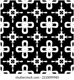 Entwurf nahtloser monochromer geometrischer Muster. Abstrakter Hintergrund. Vector art.Perfekt für Website-Hintergrund, Wickelpapier, Tapete, Textil und Oberflächendesign. 