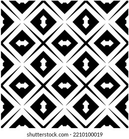 Diseño de un patrón geométrico monocromo sin fisuras. Antecedentes abstractos. Arte vectorial.Perfecto para el fondo del sitio, papel envolvente, papel tapiz, textil y diseño de superficie. 