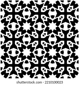 Entwurf nahtloser monochromer geometrischer Muster. Abstrakter Hintergrund. Vector art.Perfekt für Website-Hintergrund, Wickelpapier, Tapete, Textil und Oberflächendesign. 