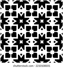 Diseño de un patrón geométrico monocromo sin fisuras. Antecedentes abstractos. Arte vectorial.Perfecto para el fondo del sitio, papel envolvente, papel tapiz, textil y diseño de superficie. 