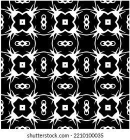 Entwurf nahtloser monochromer geometrischer Muster. Abstrakter Hintergrund. Vector art.Perfekt für Website-Hintergrund, Wickelpapier, Tapete, Textil und Oberflächendesign. 