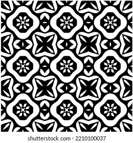 Design seamless monochrome geometric pattern. Abstract background. Vector art.Perfect for site backdrop, wrapping paper, wallpaper, textile and surface design. 