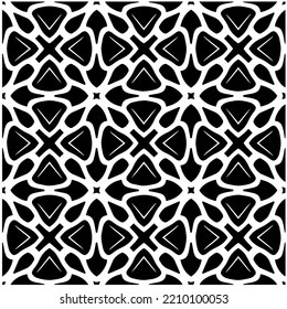 Diseño de un patrón geométrico monocromo sin fisuras. Antecedentes abstractos. Arte vectorial.Perfecto para el fondo del sitio, papel envolvente, papel tapiz, textil y diseño de superficie. 