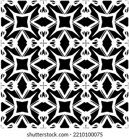 Design seamless monochrome geometric pattern. Abstract background. Vector art.Perfect for site backdrop, wrapping paper, wallpaper, textile and surface design. 