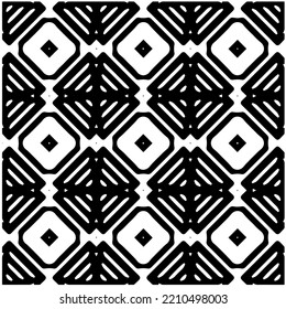 Entwurf nahtloser monochromer geometrischer Muster. Abstrakter Hintergrund. Vector art.Perfekt für Website-Hintergrund, Wickelpapier, Tapete, Textil und Oberflächendesign. 