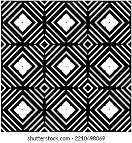 Design seamless monochrome geometric pattern. Abstract background. Vector art.Perfect for site backdrop, wrapping paper, wallpaper, textile and surface design. 