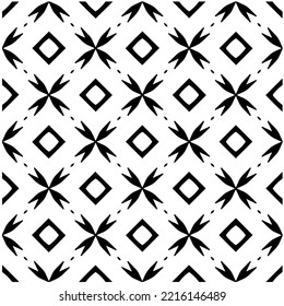 Design seamless monochrome geometric pattern. Abstract background. Vector art.Perfect for site backdrop, wrapping paper, wallpaper, textile and surface design. 