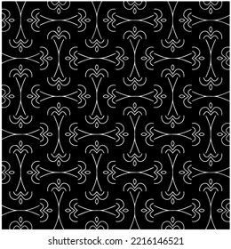 Design seamless monochrome geometric pattern. Abstract background. Vector art.Perfect for site backdrop, wrapping paper, wallpaper, textile and surface design. 