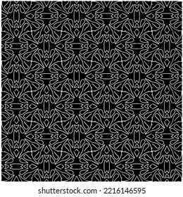 Design seamless monochrome geometric pattern. Abstract background. Vector art.Perfect for site backdrop, wrapping paper, wallpaper, textile and surface design. 