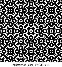 Design seamless monochrome geometric pattern. Abstract background. Vector art.Perfect for site backdrop, wrapping paper, wallpaper, textile and surface design. 