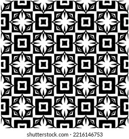 Entwurf nahtloser monochromer geometrischer Muster. Abstrakter Hintergrund. Vector art.Perfekt für Website-Hintergrund, Wickelpapier, Tapete, Textil und Oberflächendesign. 