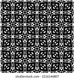 Diseño de un patrón geométrico monocromo sin fisuras. Antecedentes abstractos. Arte vectorial.Perfecto para el fondo del sitio, papel envolvente, papel tapiz, textil y diseño de superficie. 