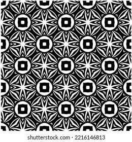Diseño de un patrón geométrico monocromo sin fisuras. Antecedentes abstractos. Arte vectorial.Perfecto para el fondo del sitio, papel envolvente, papel tapiz, textil y diseño de superficie. 