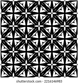 Design seamless monochrome geometric pattern. Abstract background. Vector art.Perfect for site backdrop, wrapping paper, wallpaper, textile and surface design. 