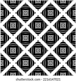Entwurf nahtloser monochromer geometrischer Muster. Abstrakter Hintergrund. Vector art.Perfekt für Website-Hintergrund, Wickelpapier, Tapete, Textil und Oberflächendesign. 