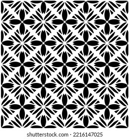 Design seamless monochrome geometric pattern. Abstract background. Vector art.Perfect for site backdrop, wrapping paper, wallpaper, textile and surface design. 