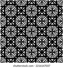 Design seamless monochrome geometric pattern. Abstract background. Vector art.Perfect for site backdrop, wrapping paper, wallpaper, textile and surface design. 