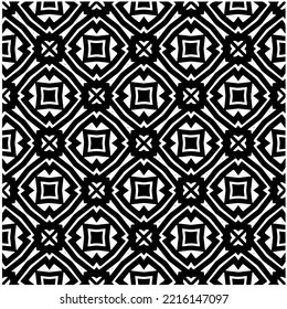 Diseño de un patrón geométrico monocromo sin fisuras. Antecedentes abstractos. Arte vectorial.Perfecto para el fondo del sitio, papel envolvente, papel tapiz, textil y diseño de superficie. 