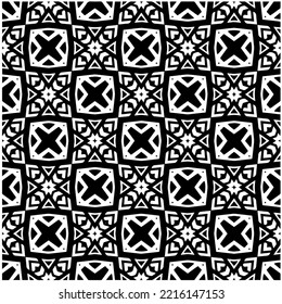 Diseño de un patrón geométrico monocromo sin fisuras. Antecedentes abstractos. Arte vectorial.Perfecto para el fondo del sitio, papel envolvente, papel tapiz, textil y diseño de superficie. 