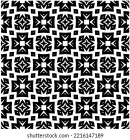 Diseño de un patrón geométrico monocromo sin fisuras. Antecedentes abstractos. Arte vectorial.Perfecto para el fondo del sitio, papel envolvente, papel tapiz, textil y diseño de superficie. 