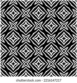 Entwurf nahtloser monochromer geometrischer Muster. Abstrakter Hintergrund. Vector art.Perfekt für Website-Hintergrund, Wickelpapier, Tapete, Textil und Oberflächendesign. 