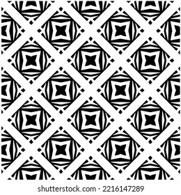 Diseño de un patrón geométrico monocromo sin fisuras. Antecedentes abstractos. Arte vectorial.Perfecto para el fondo del sitio, papel envolvente, papel tapiz, textil y diseño de superficie. 