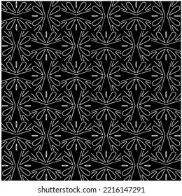 Entwurf nahtloser monochromer geometrischer Muster. Abstrakter Hintergrund. Vector art.Perfekt für Website-Hintergrund, Wickelpapier, Tapete, Textil und Oberflächendesign. 