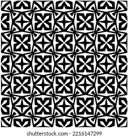 Design seamless monochrome geometric pattern. Abstract background. Vector art.Perfect for site backdrop, wrapping paper, wallpaper, textile and surface design. 