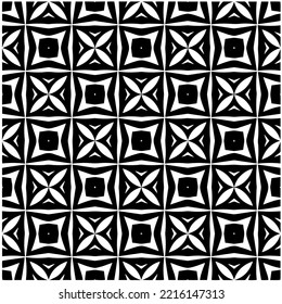 Design seamless monochrome geometric pattern. Abstract background. Vector art.Perfect for site backdrop, wrapping paper, wallpaper, textile and surface design. 