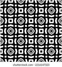 Design seamless monochrome geometric pattern. Abstract background. Vector art.Perfect for site backdrop, wrapping paper, wallpaper, textile and surface design. 