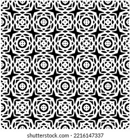 Design seamless monochrome geometric pattern. Abstract background. Vector art.Perfect for site backdrop, wrapping paper, wallpaper, textile and surface design. 