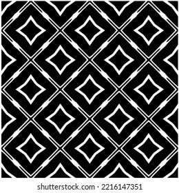 Design seamless monochrome geometric pattern. Abstract background. Vector art.Perfect for site backdrop, wrapping paper, wallpaper, textile and surface design. 