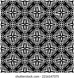 Design seamless monochrome geometric pattern. Abstract background. Vector art.Perfect for site backdrop, wrapping paper, wallpaper, textile and surface design. 