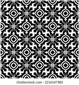 Entwurf nahtloser monochromer geometrischer Muster. Abstrakter Hintergrund. Vector art.Perfekt für Website-Hintergrund, Wickelpapier, Tapete, Textil und Oberflächendesign. 