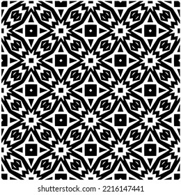 Design seamless monochrome geometric pattern. Abstract background. Vector art.Perfect for site backdrop, wrapping paper, wallpaper, textile and surface design. 