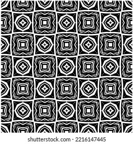 Diseño de un patrón geométrico monocromo sin fisuras. Antecedentes abstractos. Arte vectorial.Perfecto para el fondo del sitio, papel envolvente, papel tapiz, textil y diseño de superficie. 