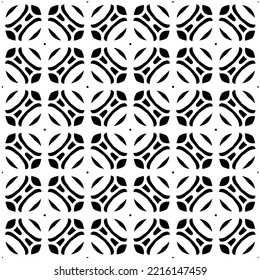 Design seamless monochrome geometric pattern. Abstract background. Vector art.Perfect for site backdrop, wrapping paper, wallpaper, textile and surface design. 