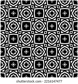 Diseño de un patrón geométrico monocromo sin fisuras. Antecedentes abstractos. Arte vectorial.Perfecto para el fondo del sitio, papel envolvente, papel tapiz, textil y diseño de superficie. 