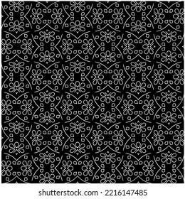 Design seamless monochrome geometric pattern. Abstract background. Vector art.Perfect for site backdrop, wrapping paper, wallpaper, textile and surface design. 