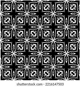 Design seamless monochrome geometric pattern. Abstract background. Vector art.Perfect for site backdrop, wrapping paper, wallpaper, textile and surface design. 