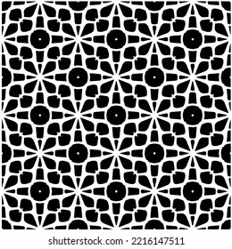 Design seamless monochrome geometric pattern. Abstract background. Vector art.Perfect for site backdrop, wrapping paper, wallpaper, textile and surface design. 