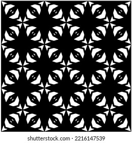 Design seamless monochrome geometric pattern. Abstract background. Vector art.Perfect for site backdrop, wrapping paper, wallpaper, textile and surface design. 